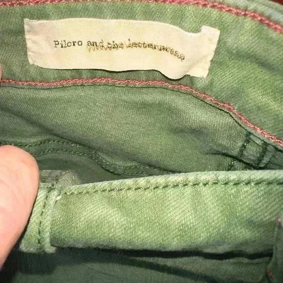 Anthropologie Pilcro & the Letterpress stet size 32 loden green jean. - Picture 6 of 15
